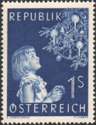 Österreich, 1954, ANK Nr. 1018, MICHEL Nr. 1009, Weihnachten 1954, postfrisch, DB STI311