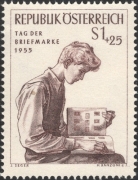 Österreich, 1955, ANK Nr. 1032, MICHEL Nr. 1023, Tag der Briefmarke 1955, postfrisch, DB STI311