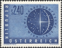 Österreich, 1956, ANK Nr. 1035, MICHEL Nr. 1026, Weltkraftkonferenz Wien 1956, postfrisch, DB D667