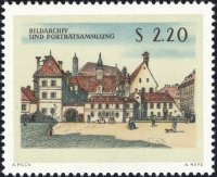 Österreich, 1966, ANK Nr. 1250 F, MICHEL Nr. 1220 F II, Österreichische Nationalbibliothek, 2 Schilling 20 Groschen, Farbfehldruck mit fehlendem Golddruck, postfrisch, ATTEST Soecknick 