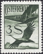 Österreich, 1926, ANK Nr. 485 P, MICHEL Nr. 485 P, Flugpostausgabe 1925/30, 3 Schilling 