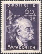 Österreich, 1950, ANK Nr. 963, MICHEL Nr. 951, 100. Todestag von Josef Madersperger, postfrisch, DB STI311