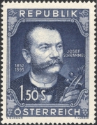 Österreich, 1952, ANK Nr. 987, MICHEL Nr. 970, 100. Geburtstag von Josef Schrammel, postfrisch, DB STI311
