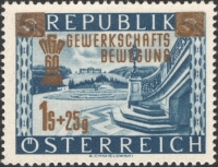 Österreich, 1953, ANK Nr. 996, MICHEL Nr. 983, 60 Jahre Gewerkschaftsbewegung in Österreich, postfrisch, DB STI311