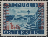 Österreich, 1953, ANK Nr. 996 P II, MICHEL Nr. 983 P II, 