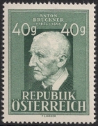 ANK Nr. 953, Michel Nr. 941, 125. Geburtstag von Anton Bruckner, postfrisch