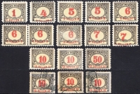 Österreich, K.u.K. Militärpost Bosnien-Herzegowina, aus ANK + MICHEL Porto Nr. 1-12, Portomarkenausgabe 1904 