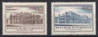 Österreich, 1955, ANK Nr. 1029-1030, MICHEL Nr. 1020-1021, Eröffnung von Burgtheater und Staatsoper, postfrisch, DB D1016