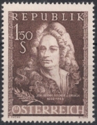 Österreich, 1956, ANK Nr. 1037, MICHEL Nr. 1028, 300. Geburtstag von Fischer von Erlach, postfrisch