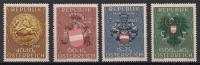 Österreich, 1949, ANK Nr. 949 - 952, MICHEL Nr. 937 - 940, Heimkehrer- und Kriegsgefangenenfürsorge, postfrisch, DB D667
