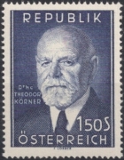 ANK Nr. 995, Michel Nr. 982, 80. Geburtstag von Dr. h. c. Theodor Körner, postfrisch