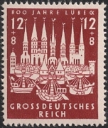 Michel Nr. 862, ANK Nr. 862, 800 Jahre Hansestadt Lübeck, postfrisch
