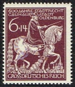 Michel Nr. 907, ANK Nr. 907, 600 Jahre Stadt Oldenburg, postfrisch