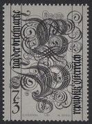 Schwarzdruck, Tag der Briefmarke 1991, postfrisch