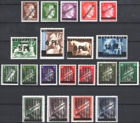Österreich, 1945, ANK Nr. (8) + 660 - 663 + 664 - 667 + 668 I + 668 II - 671 + 672 II + 673 I + (9) - (12), 1. Wiener Aushilfsausgabe - 3. Wiener Aushilfsausgabe, postfrisch, Markwerte mit ATTEST Gisbert Zenker 