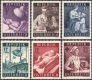 Österreich, 1954, ANK Nr. 1008 - 1013, MICHEL Nr. 999 - 1004, Gesundheitsfürsorge, postfrisch, DB STI311