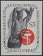 Österreich, 1966, ANK Nr. 1247 U, MICHEL Nr. 1217 U, Internationaler Kongress für Arbeitsmedizin, UNGEZÄHNT, postfrisch, ATTEST Soecknick "echt und einwandfrei", DB LZ