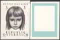 Österreich, 1966, ANK Nr. 1252 Ph U, MICHEL Nr. 1222 Ph U, 10 Jahre Österreichische Gesellschaft "Rettet das Kind" ( Portrait eines Mädchens ) - UNGEZÄHNTE PHASENDRUCKE ( 2 Stück ), postfrisch, ATTEST Soecknick "echt und einwandfrei", DB LZ
