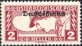 Österreich, 1919, ANK Nr. 252 P, MICHEL Nr. 252 P, Eilmarke "Merkurkopf" - 2 Heller mit PROBEAUFDRUCK, postfrisch, ATTEST Soecknick "echt und einwandfrei" - DB DEI2564