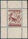 Österreich, 1925, ANK Nr. 462 P, MICHEL Nr. 462 P, Freimarkenausgabe: Ziffernzeichnung, 40 Groschen als gezähnter Einzelabzug im Kleinbogenformat in braun, ohne Gummierung wie hergestellt, ATTEST Soecknick 