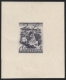 Österreich, 1927, ANK + MICHEL Nr. 467 PU, Freimarkenausgabe: Ziffernzeichnung, 2 Schilling als ungezähnter Einzelabzug im Kleinbogenformat in Schwarzviolett IN ANDERER ZEICHNUNG, ATTEST Soecknick 