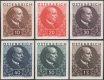 Österreich, 1930, ANK Nr. 512 U - 517 U, MICHEL Nr. 512 U - 517 U, Lungenheilstätten in Kärnten bzw. Wilhelm Miklas ( Wilhelm Miklas, Bundespräsident 1928-1938 ), UNGEZÄHNT, gummiert, ATTEST Soecknick "echt und einwandfrei", FELD10307