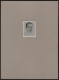 Österreich, 1934, ANK Nr. 588, MICHEL Nr. 588 - 10 S Dollfuß - Silberkopie in Lz 12 1/2 ( Linienzähnung 12 1/2 ) auf Vorlagekarton, ATTEST Soecknick 