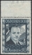 Österreich, 1936, ANK Nr. 588, MICHEL Nr. 588, 10 Schilling "Dollfuß", Randstück vom oberen Bogenrand, postfrisch, ATTEST Soecknick "echt und einwandfrei", DB D349