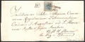 Österreich, 1850, Ferchenbauer Nr. 5 H I, 9 Kreuzer, Handpapier, Type I, auf kompletter Faltbrief-Hülle, aufgegeben in BRIXEN am 2. JUN. (1850) nach STIFT FLORIAN bei Linz = 2. Verwendungstag von Briefmarken in Österreich, ATTEST Ferchenbauer, DB CP2519