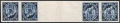 Österreich, 1937, ANK Nr. 644 KZs U, MICHEL Nr. 644 KZs U, Winterhilfe IV - 4. Ausgabe - 24 Gr. + 6 Gr. im ungezähnten Zwischenstegkehrdruckpaar mit anhängenden Normalmarken, postfrisch, ATTEST Soecknick "echt und einwandfrei" - SEHR SELTEN !!