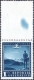 Österreich, 1945, ANK Nr. 737 P I, MICHEL Nr. 720 P, 1 + 10 (RM) Heimkehrermarke, Probedruck in Blau, Oberrandstück mit anhängendem Leerfeld in Markengröße, postfrisch, ATTEST Soecknick 