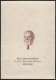 Österreich, 1953, ANK Nr. 995, MICHEL Nr. 982, 80. Geburtstag v Dr. h. c. Theodor Körner - BUNDESPRÄSIDENT, Phasendruck 1. Phase in Karminbraun MIT ZUDRUCK 