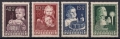 Österreich, 1949, ANK Nr. 941 - 944, MICHEL Nr. 929 - 932, Glückliche Kindheit, postfrisch, DB CG28769