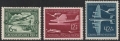 Michel Nr. 866 - 868, ANK Nr. 866 - 868, 25 Jahre Deutscher Luftpostdienst, postfrisch