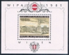 Österreich, 1981, ANK Nr. 1696 A = ANK Block 7, MICHEL Nr. 1665 = MICHEL Block 5, Internationale Briefmarkenausstellung "WIPA 1981", postfrisch